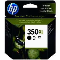 HP 350XL Inkjet Cartridge, Black, CB336EE
